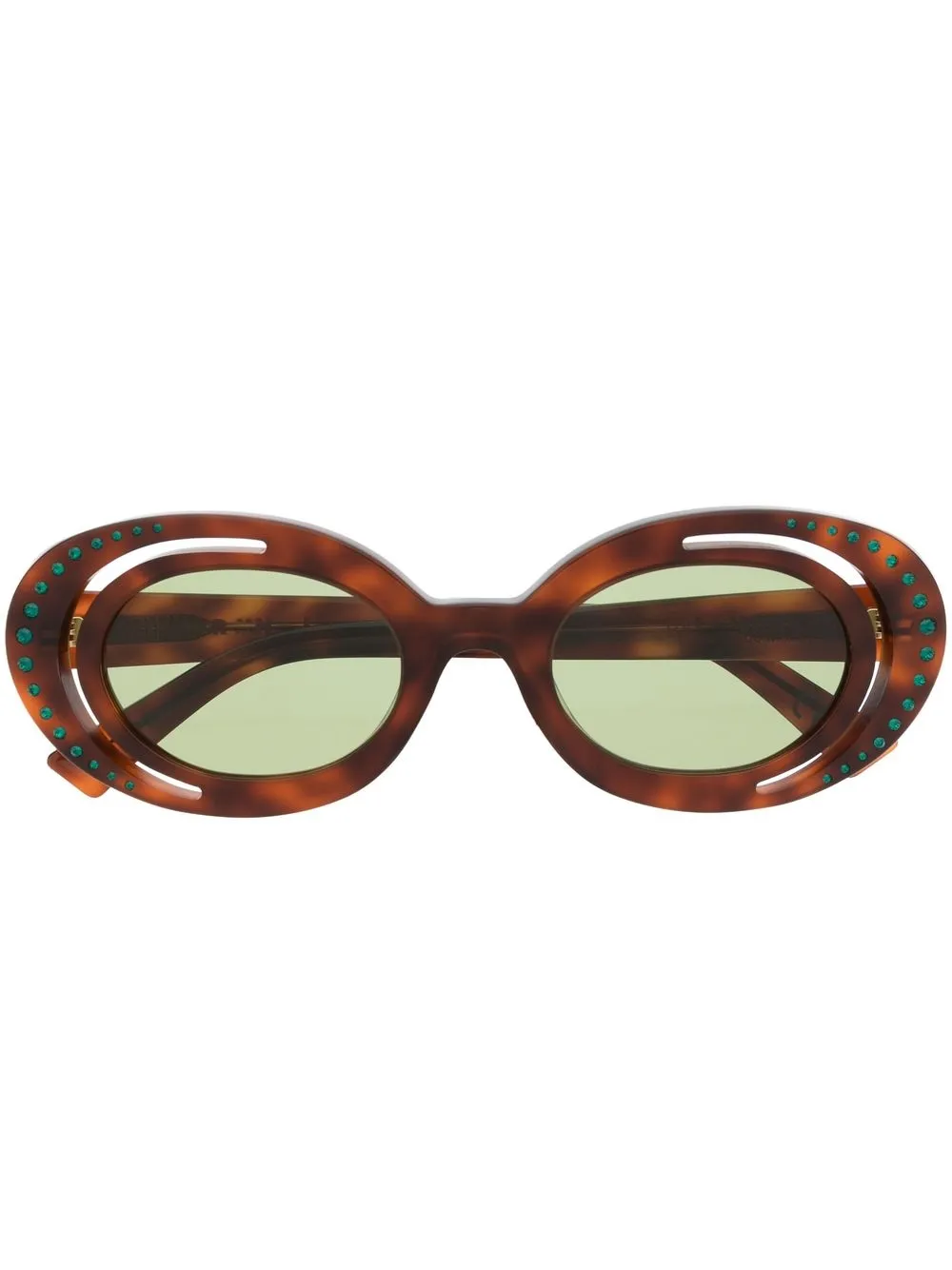 

Солнцезащитные очки Zion Marni Eyewear, коричневый