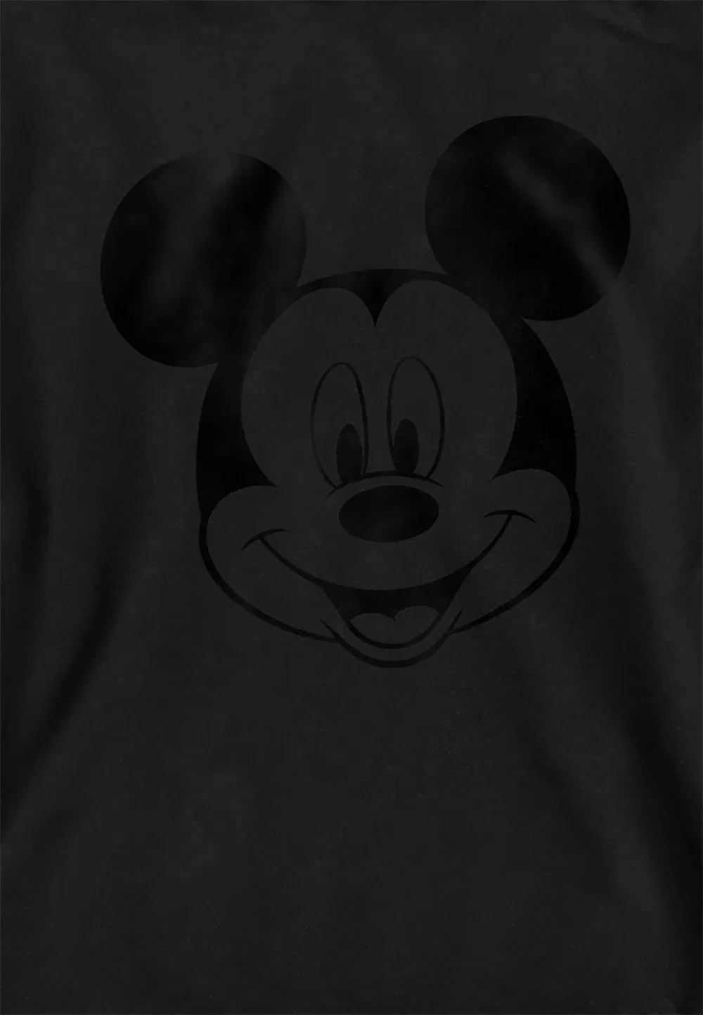 Детский худи Disney Mickey Mouse Mono Face, черный, черный — фото 2