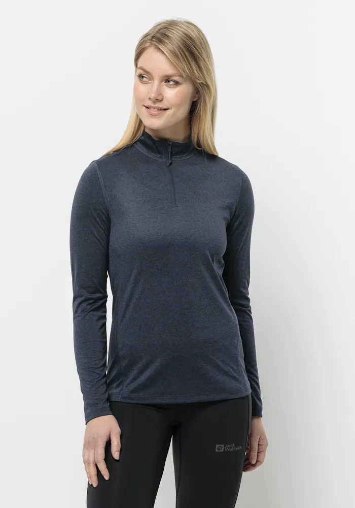 

Свитер с воротником стойкой Jack Wolfskin "SKY THERMAL HZ W", синий