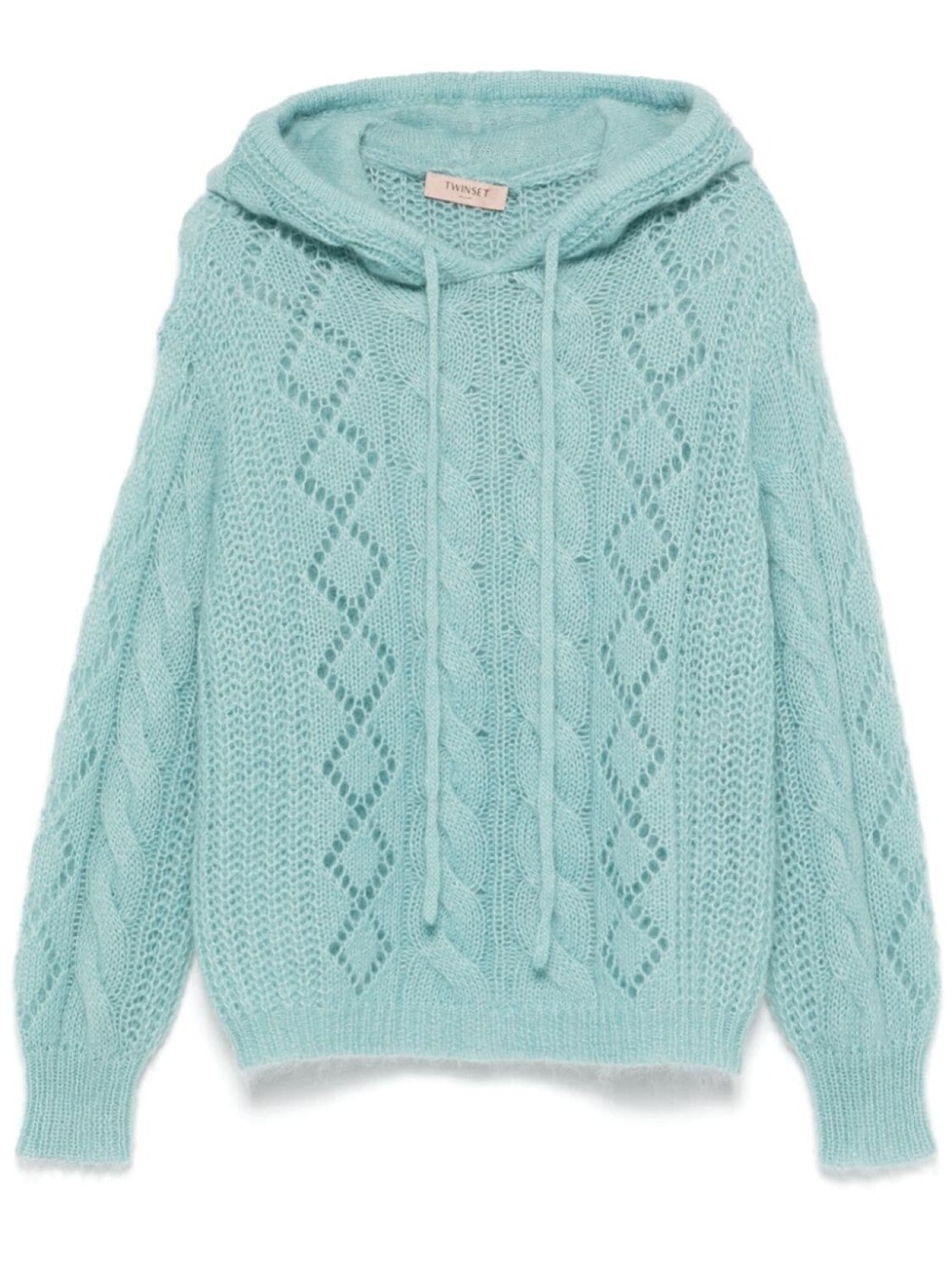 

TWINSET джемпер с капюшоном, синий
