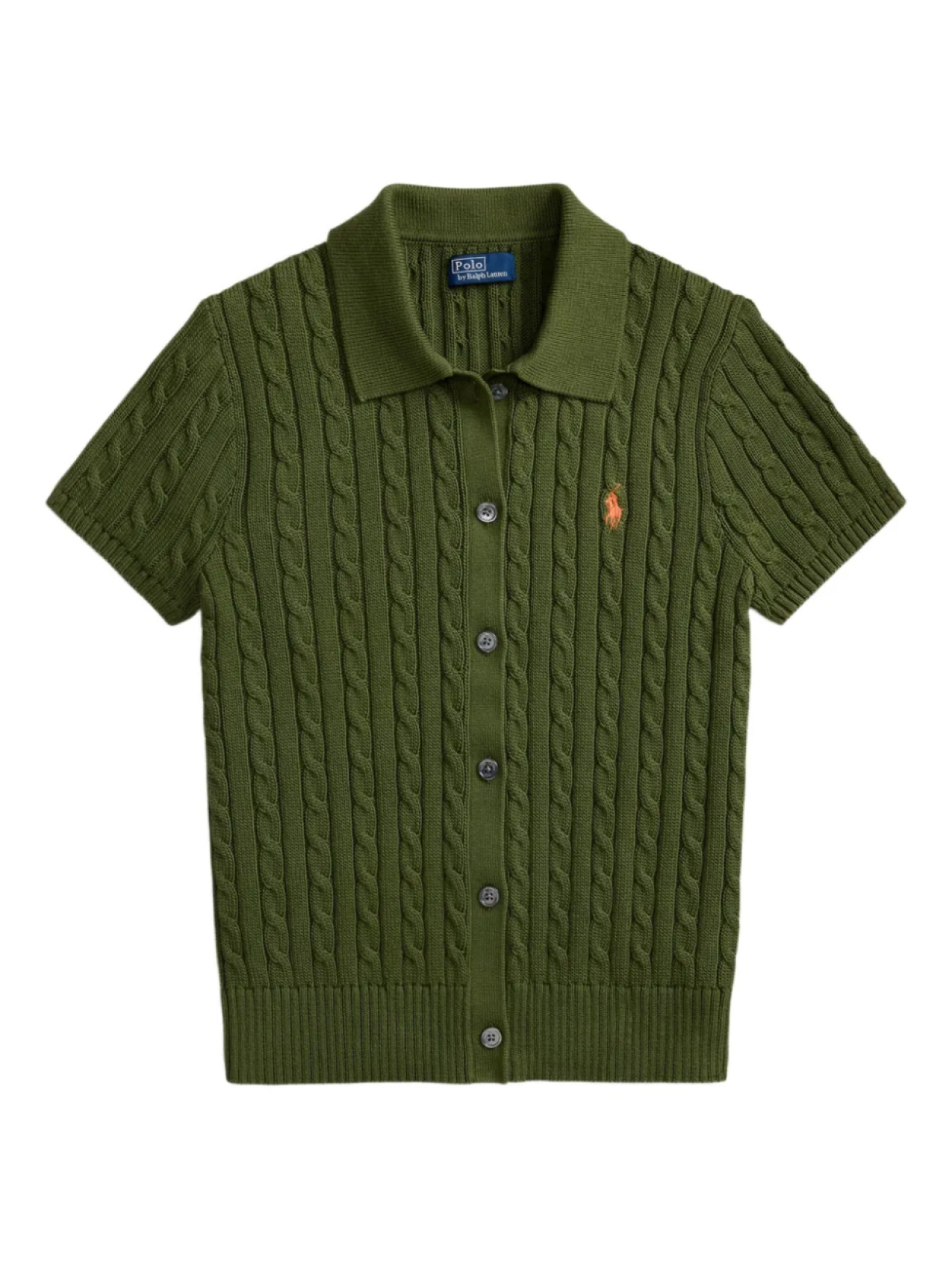 

Polo Ralph Lauren кардиган фактурной вязки, зеленый