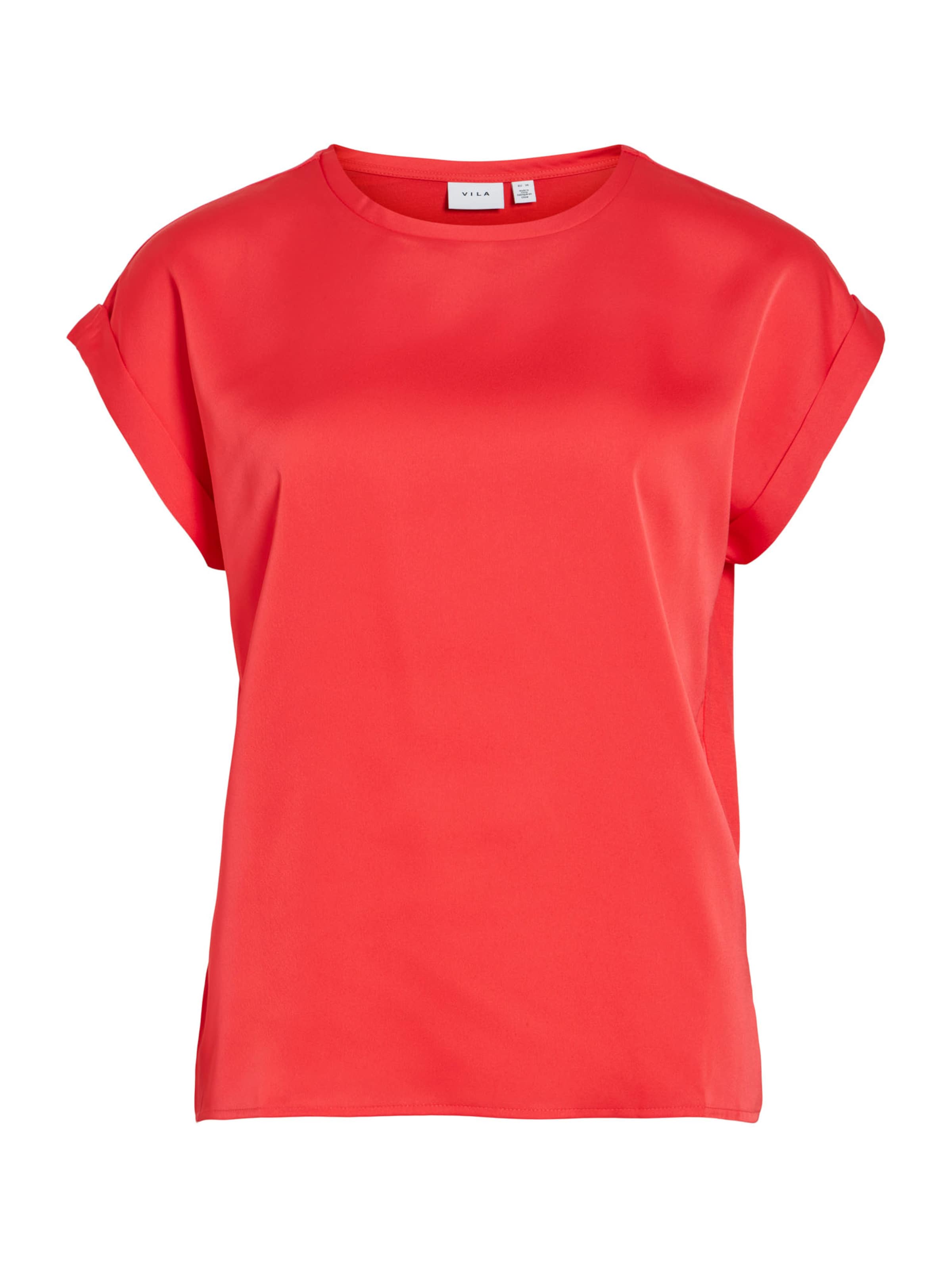 

VILA Футболка 'VIELLETTE' в красном цвете