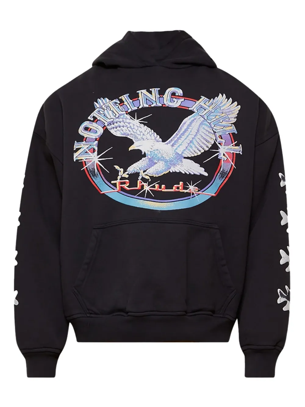 

Худи с принтом "Орёл" от Nothing Hill Rhude, черный