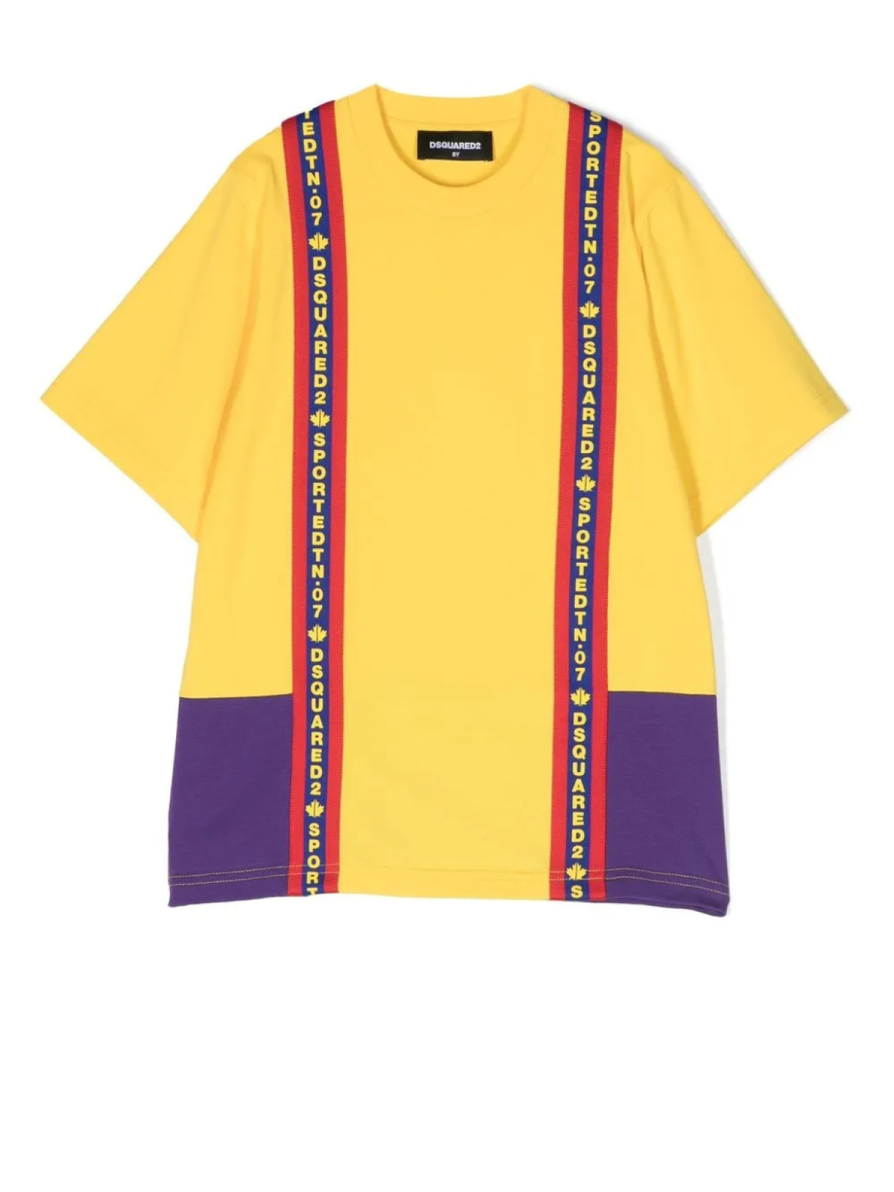 

DSQUARED2 KIDS футболка Maglietta свободного кроя, желтый