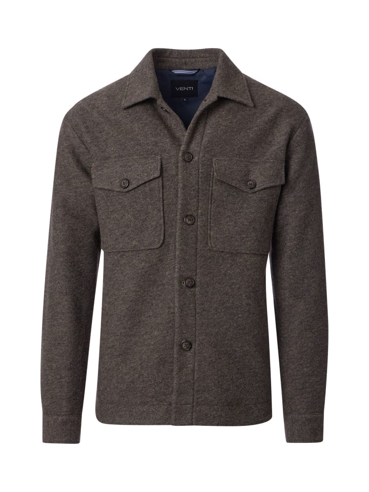 

Venti Деловая рубашка коричневого цвета