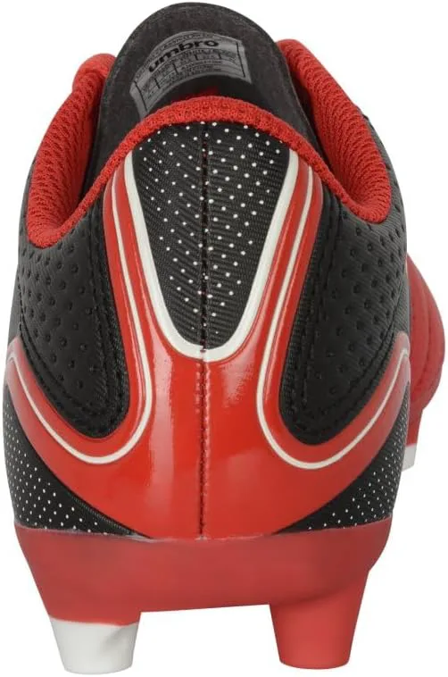 Мужские бутсы Umbro Classico 12 FG, красный/белый/черный — фото 3