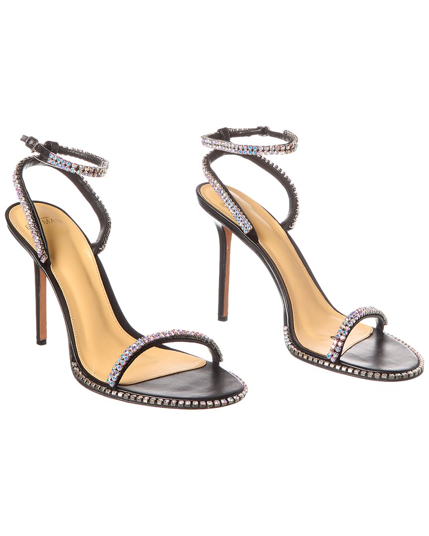 Аутентичные кожаные сандалии Alexandre Birman Agnes, черный