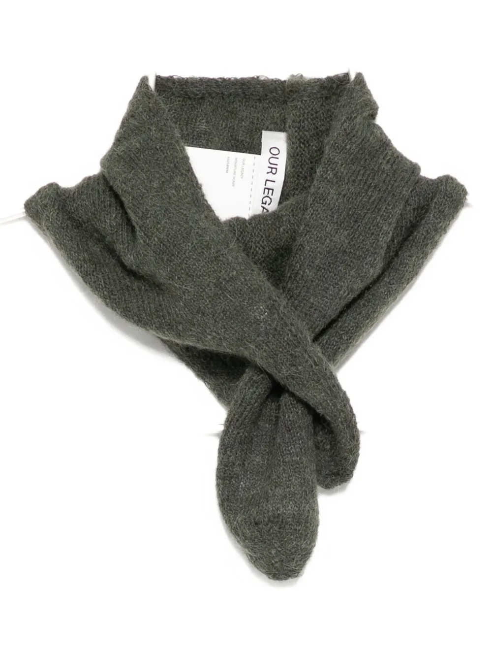 

Шарф Miniature OUR LEGACY, зеленый