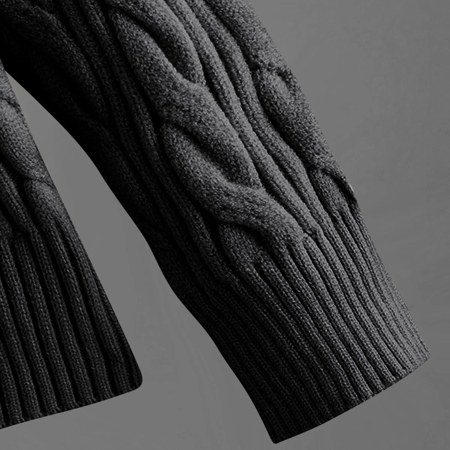 Спортивный костюм Ribbed Knit, Generic, A07_black — фото 4