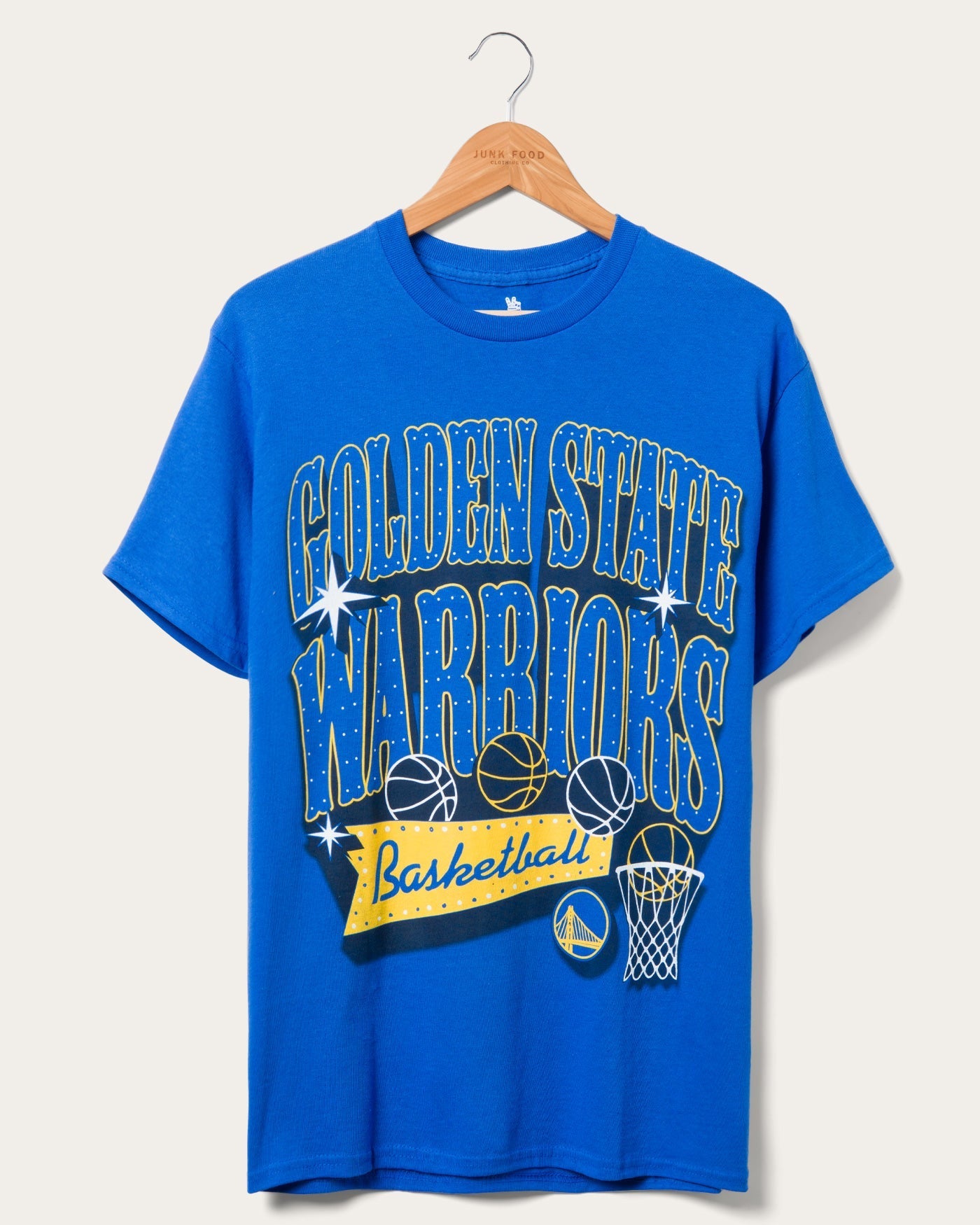 

Футболка «Warriors Bright Lights» Junk Food Clothing, синий