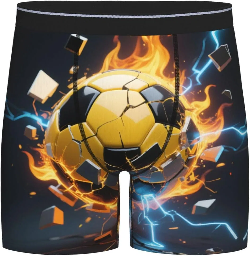 Боксеры с принтом Fire Soccer, Fire Soccer