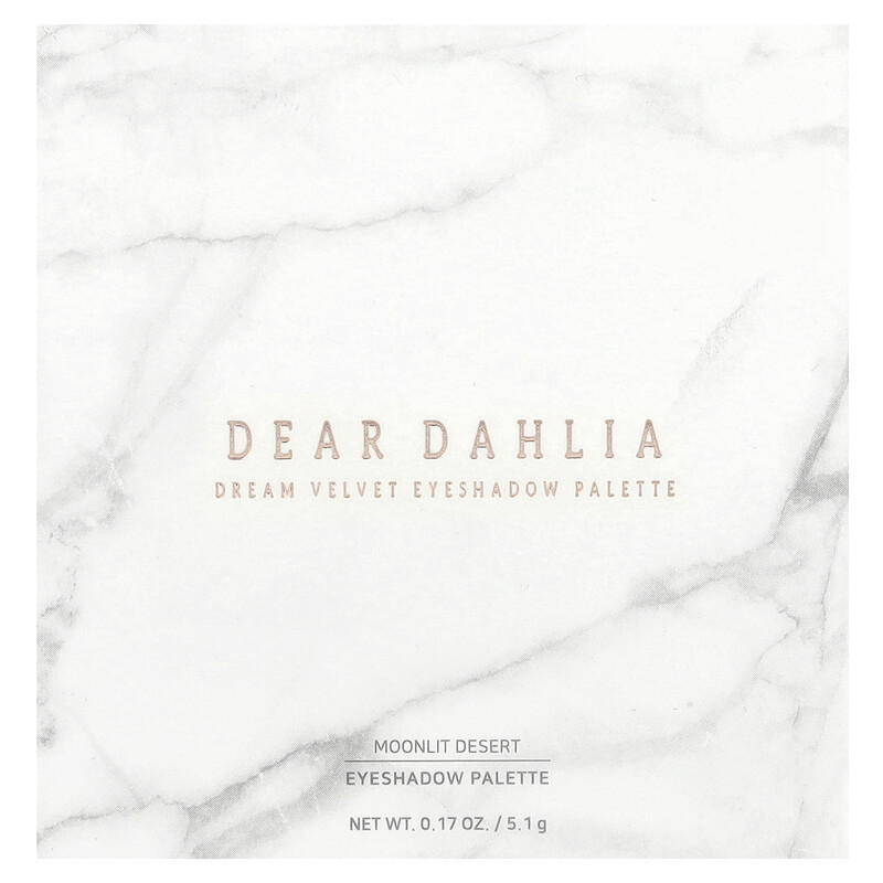 Dear Dahlia, Dream Velvet, палитра теней для век, Moonlit Desert, 5,1 г (0,17 унции) — фото 2