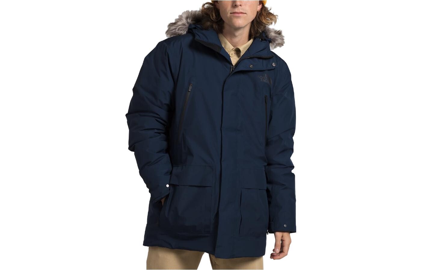

Куртка мужская темно-синяя The North Face, темно-синий