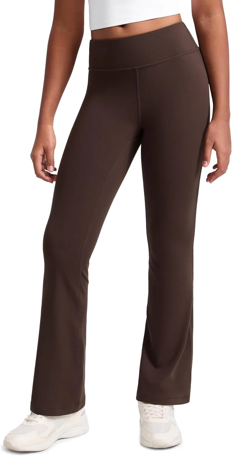 Леггинсы для танцев CRZ YOGA Butterluxe, девочки, Hot Fudge Brown