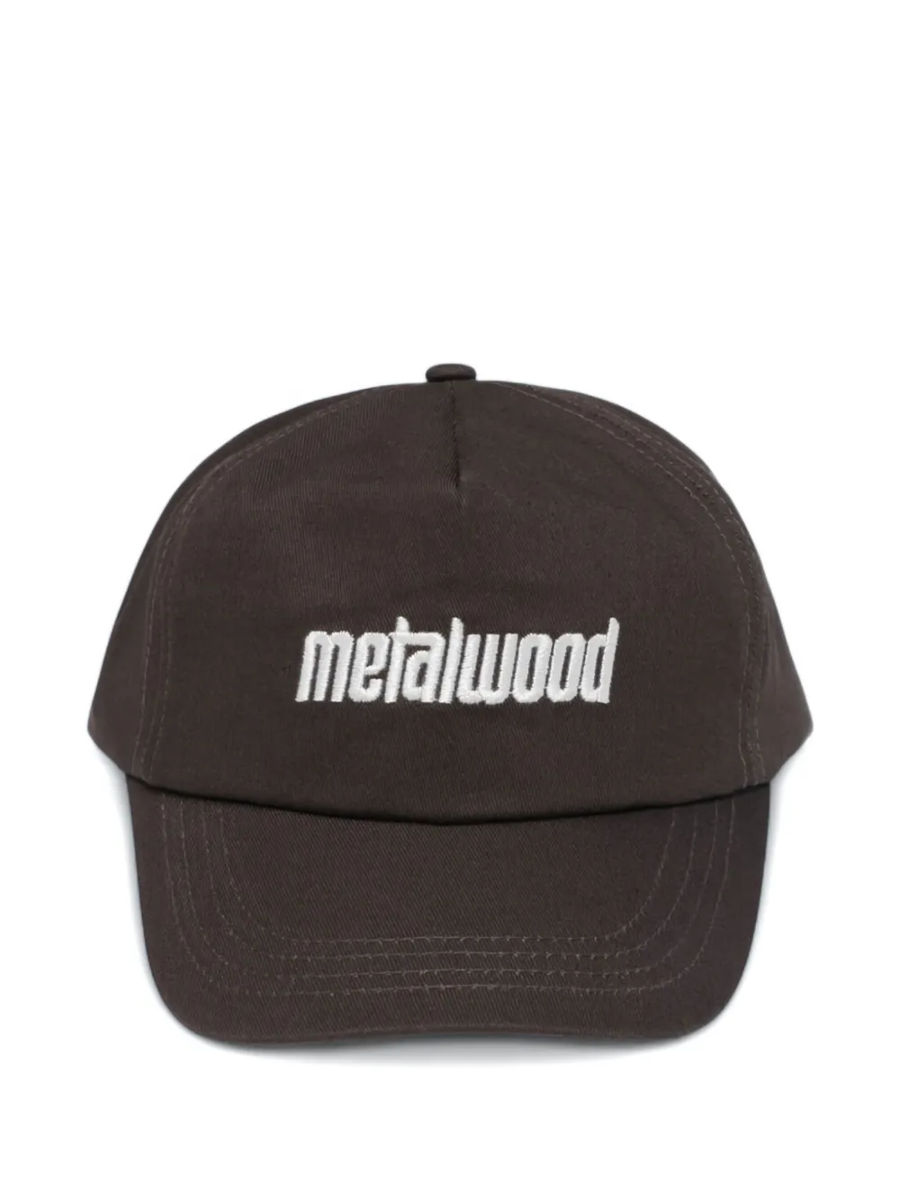 

Бейсболка с логотипом Metalwood Studio, коричневый