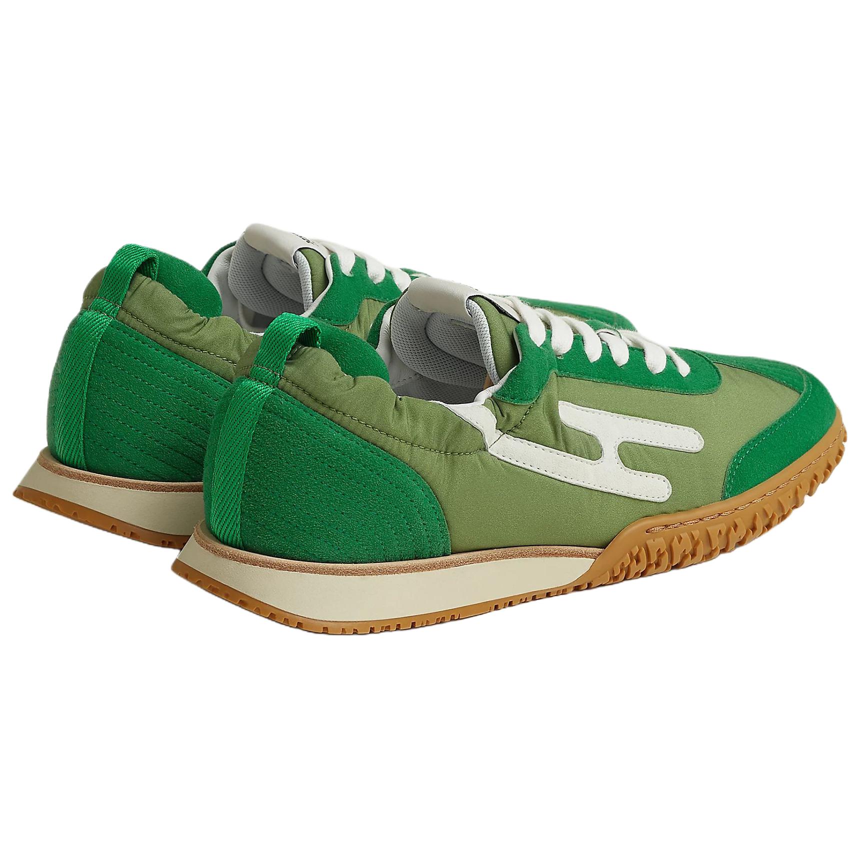 HERMES Кроссовки Jet Low top Casual 2,2 см женские Forest Green — фото 4