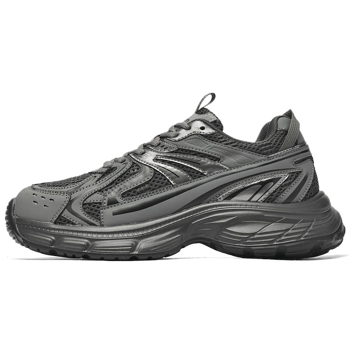 

Высокие низкие кроссовки Chunky с подошвой 4 см Unisex AGSDON, темно-серый[hidden wedge]-iw243368