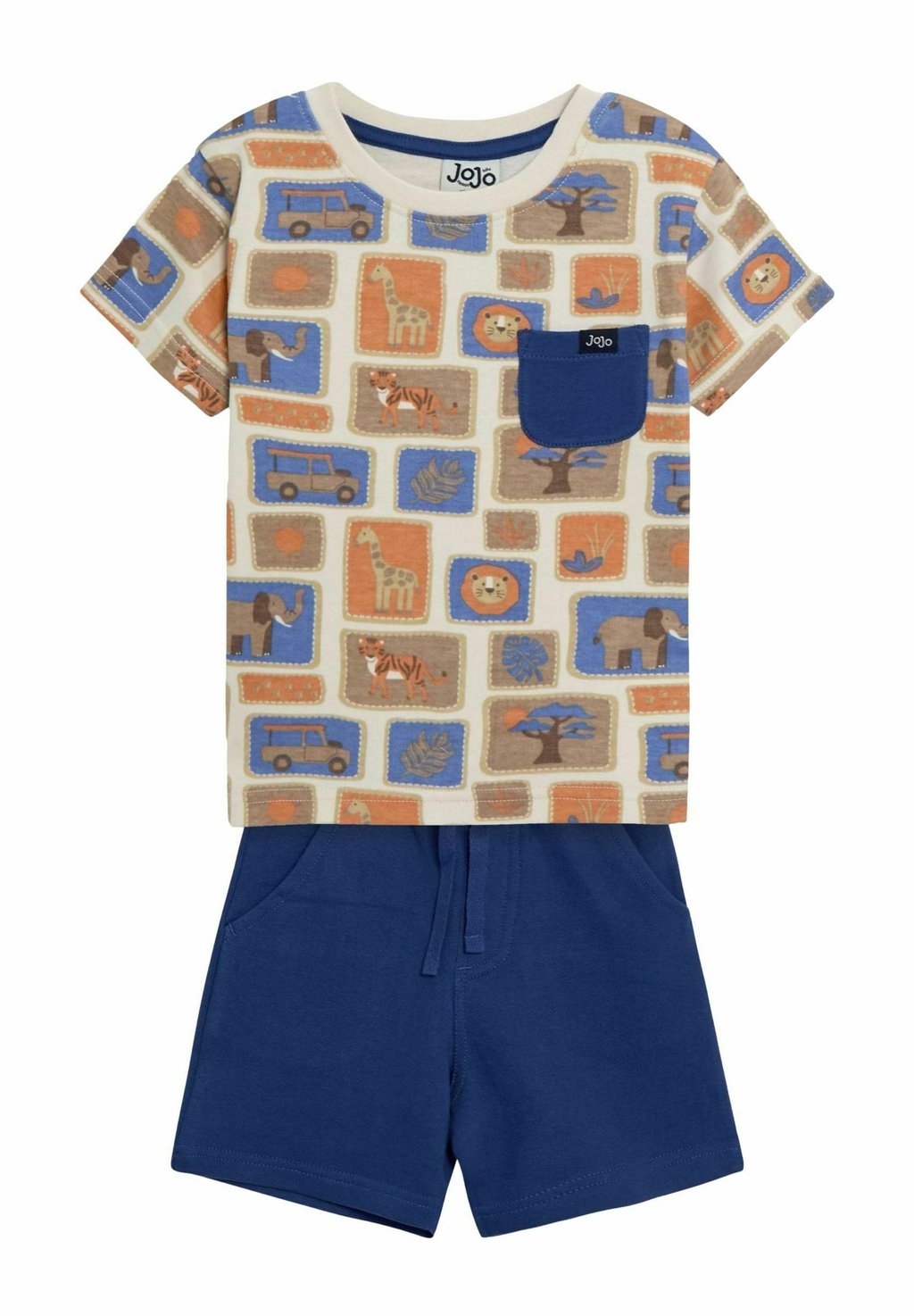 

Футболка с принтом REGULAR FIT 2 PIECE SET JoJo Maman Bébé, бежевый