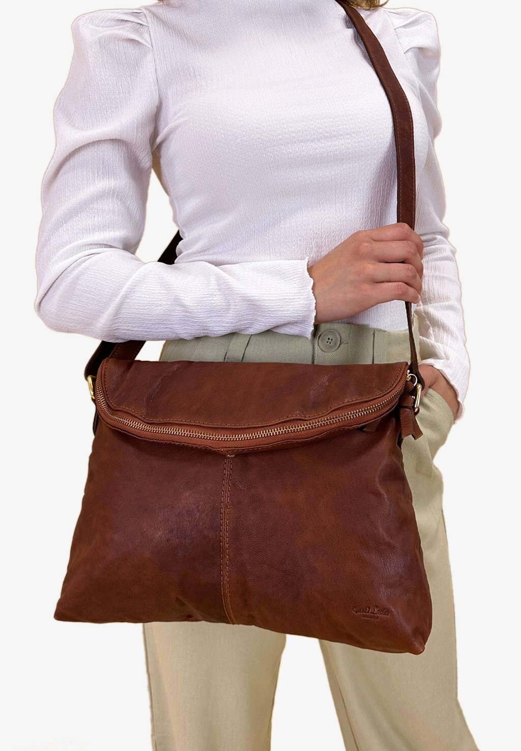 

Сумка через плечо GARDENIA Gusti Leder, цвет rotbraun