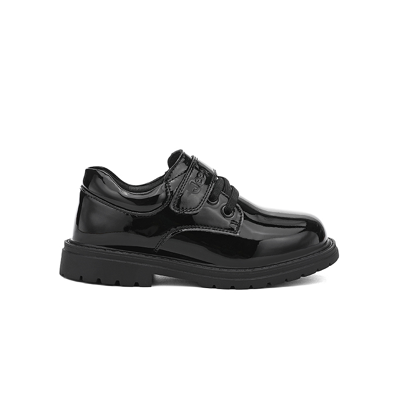 Детские кожаные туфли Slip Resistant Low top Jeep, черный — фото 2
