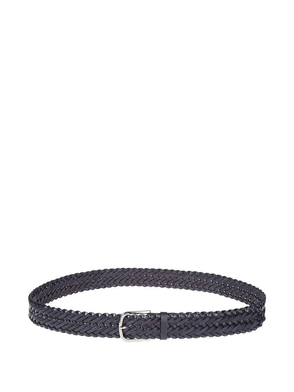 

Плетеный кожаный ремень Orciani, синий