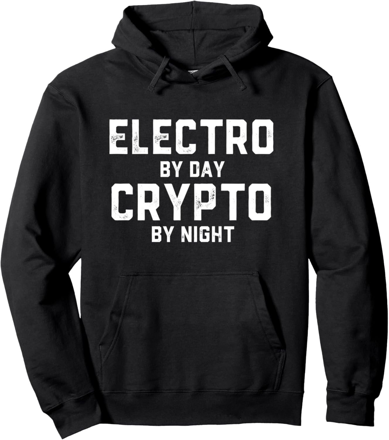 

Толстовка Electro By Day Crypto By Night Blockchain Music NFT ETH EDM, черная, Черный, Толстовка Electro By Day Crypto By Night Blockchain Music NFT ETH EDM, черная