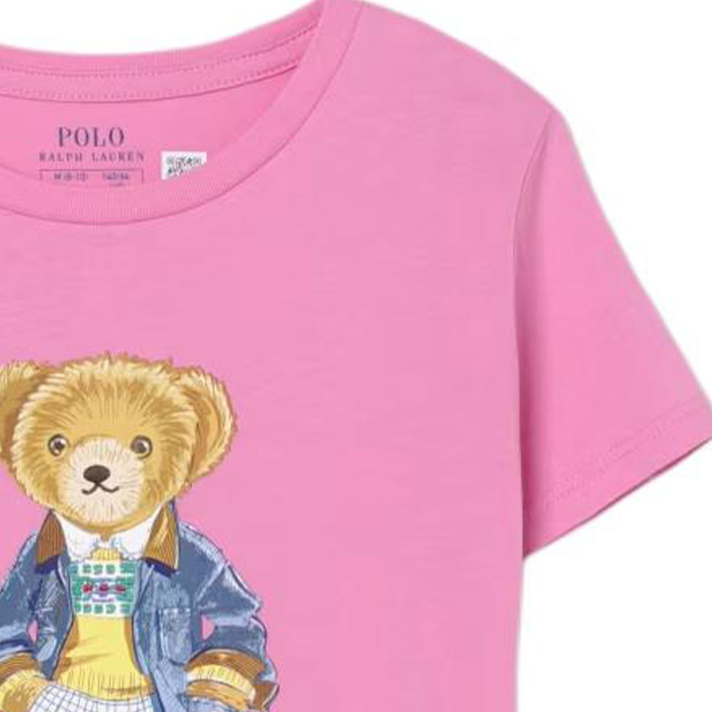 Polo Ralph Lauren Футболка розовая детская — фото 4