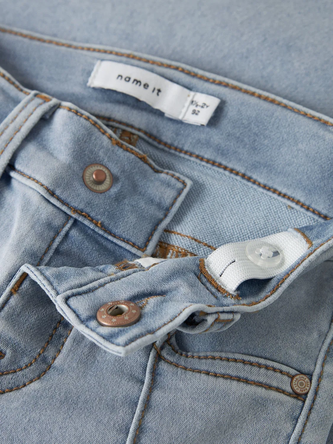 Джинсы буткат, Name it, light blue denim — фото 4