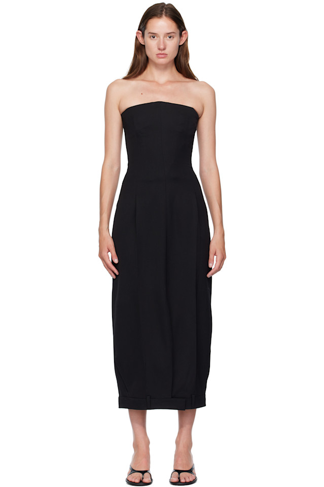 

Платье-Макси «Перевернутое» сшитое на заказ Vetements, черный