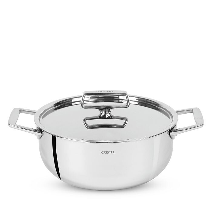 

Сотейник Cristel Castel Pro 0,6 Qt из нержавеющей стали, серебряный