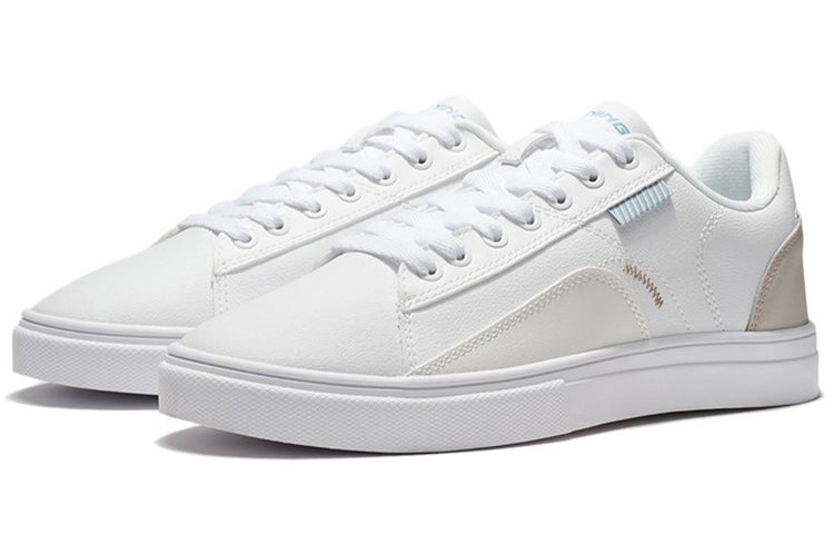 Кеды (WMNS) Li-Ning Classic Skateboarding Low 'White', серый — фото 3