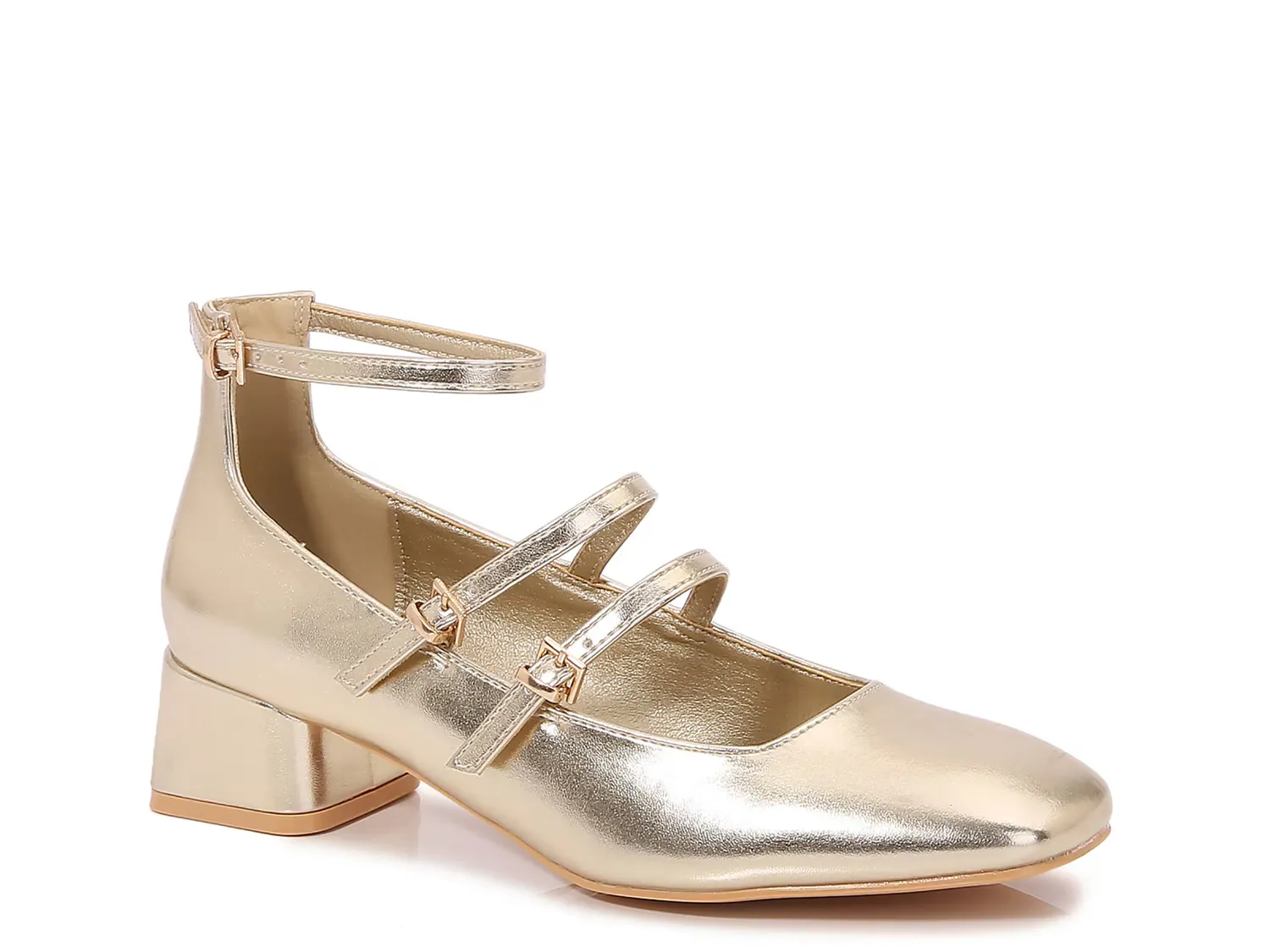 

Туфли Berta Mary Jane Pump Berness, золотой/металлик