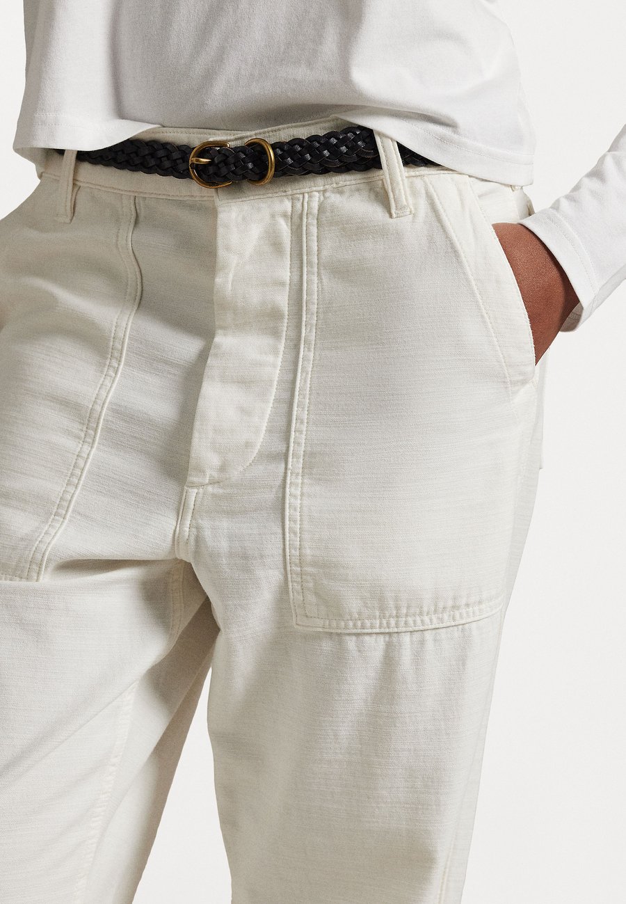 Брюки Polo Ralph Lauren THE RICKY PANT, Ecru/Off-White — фото 4