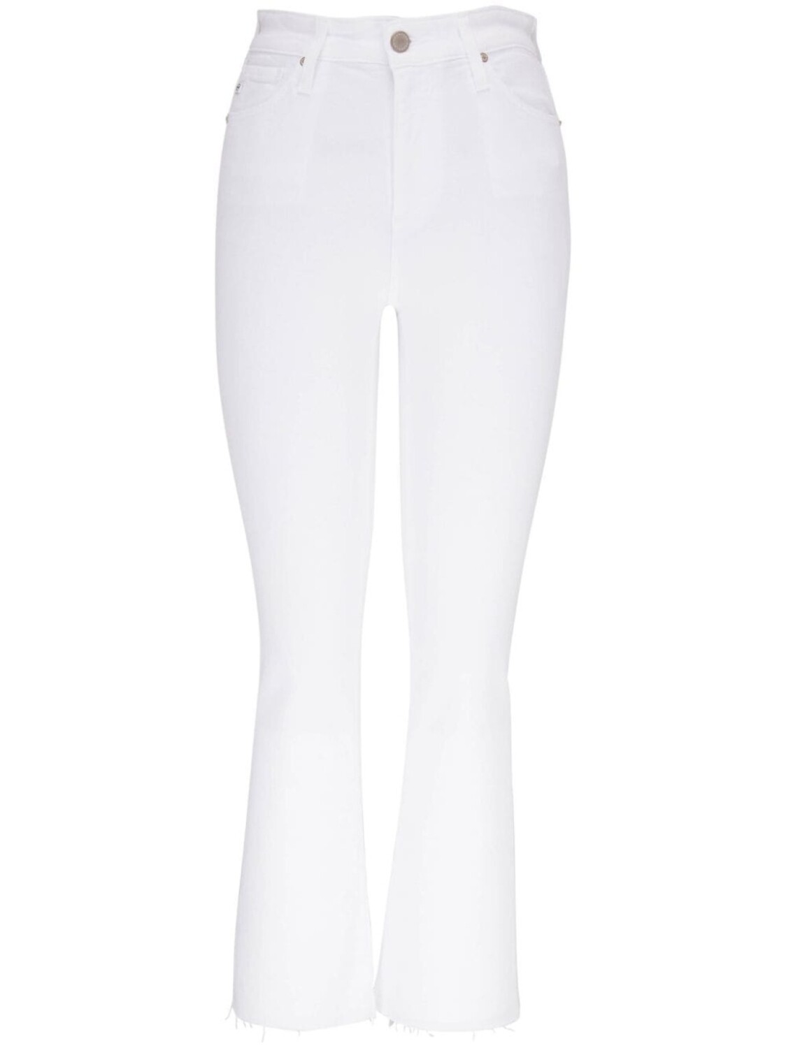 

AG Jeans расклешенные джинсы с завышенной талией, белый