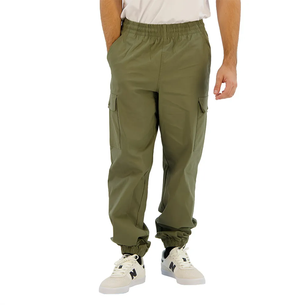 

Джоггеры New Balance Twill Cargo, зеленый