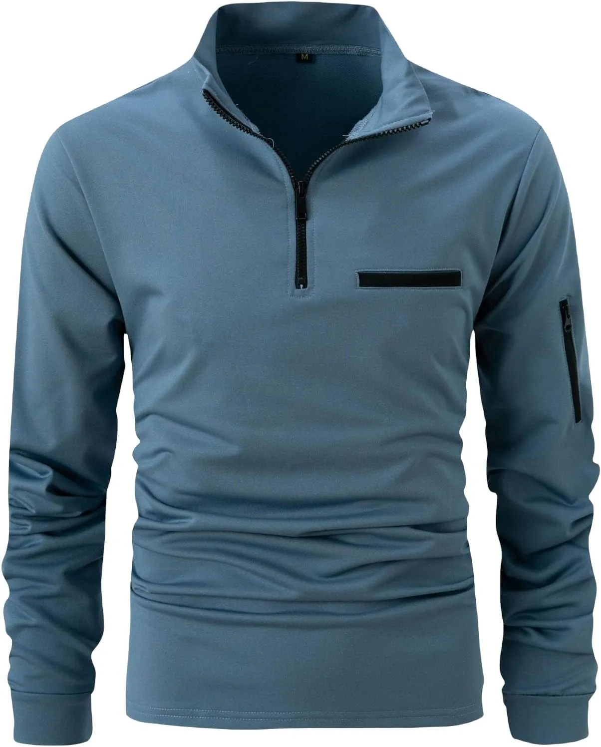 

Куртка-полузип мужская для гольфа с длинным рукавом и карманом Thatrich