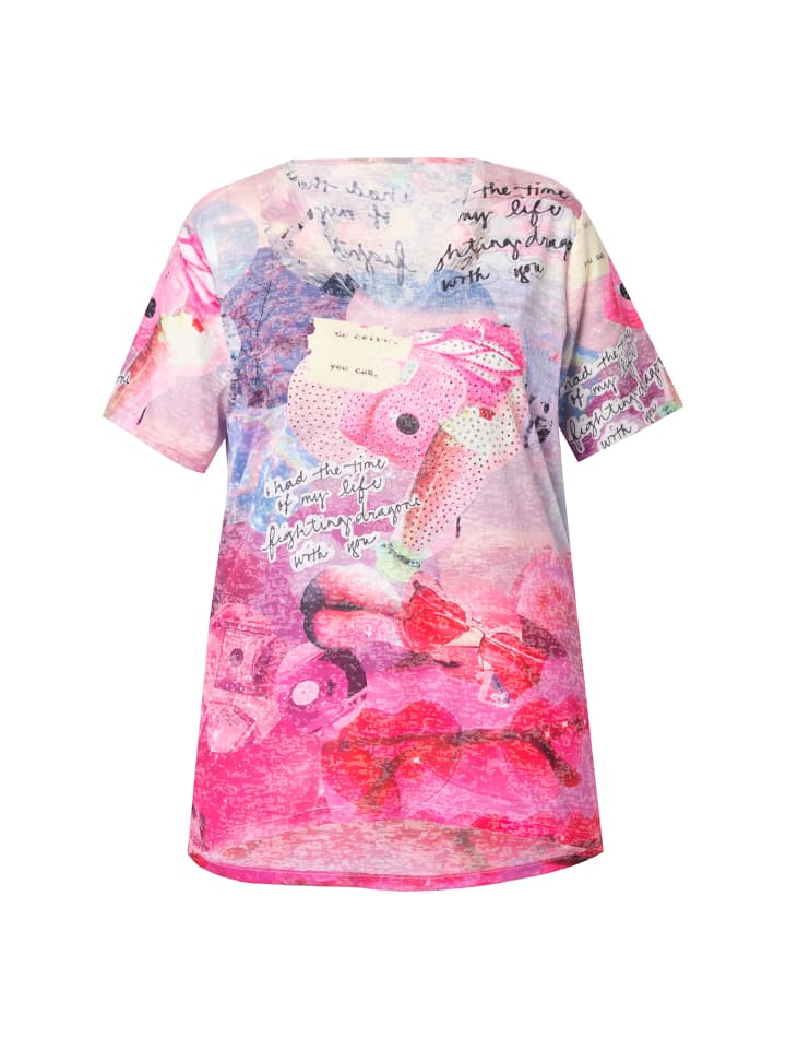 

Футболка Angel of Style, цвет neon berry