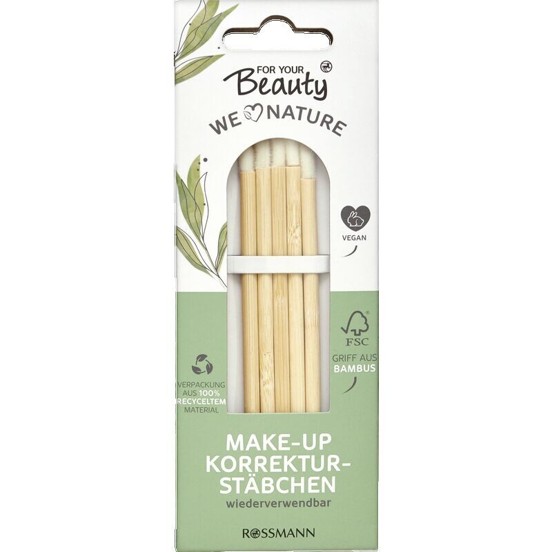 

Палочки для коррекции макияжа бамбуковые, 5 шт For Your Beauty, 5 шт.