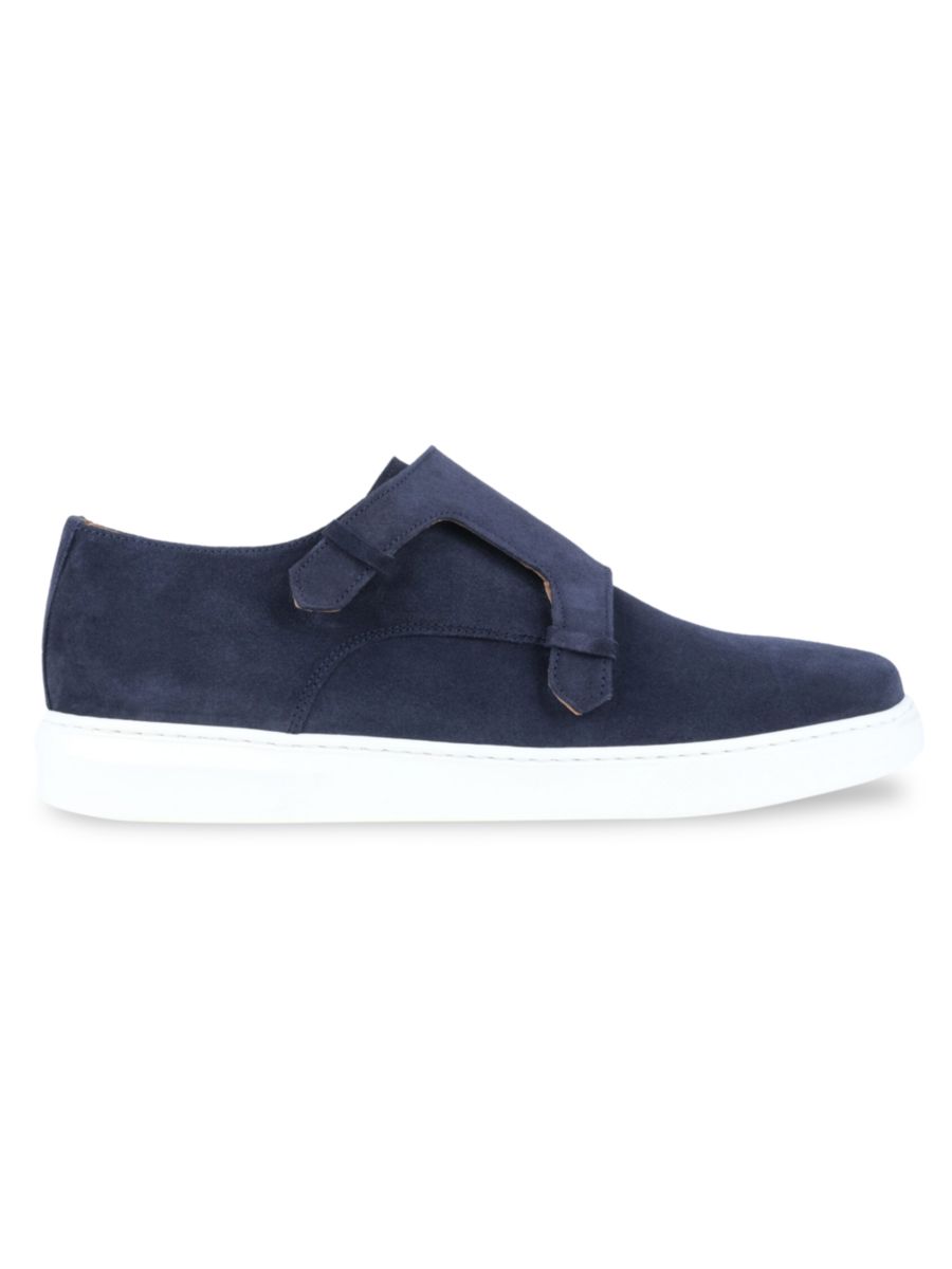 

Кожаные кеды-слипоны Vellapais, цвет Navy Blue