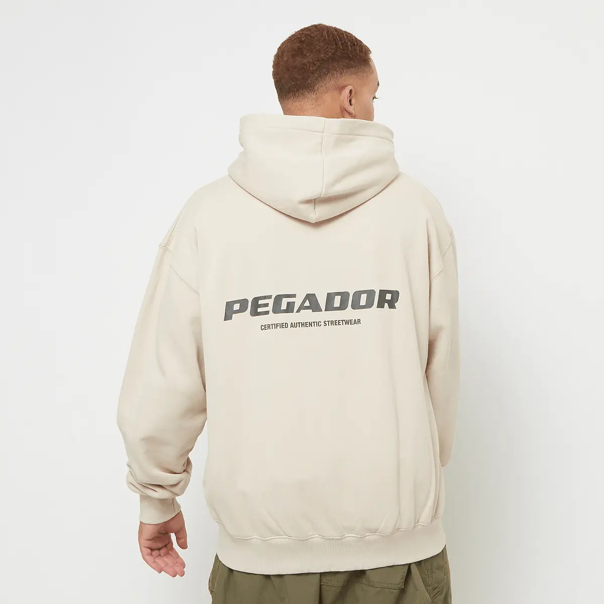 

Спортивная куртка Pegador Colne Logo Oversized Sweat Jacket, бежевый