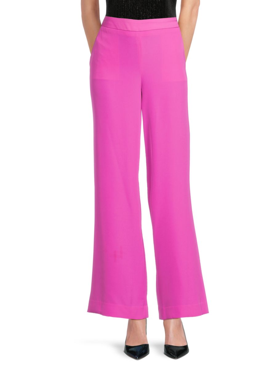 

Широкие брюки-клеш Halston, цвет Orchid