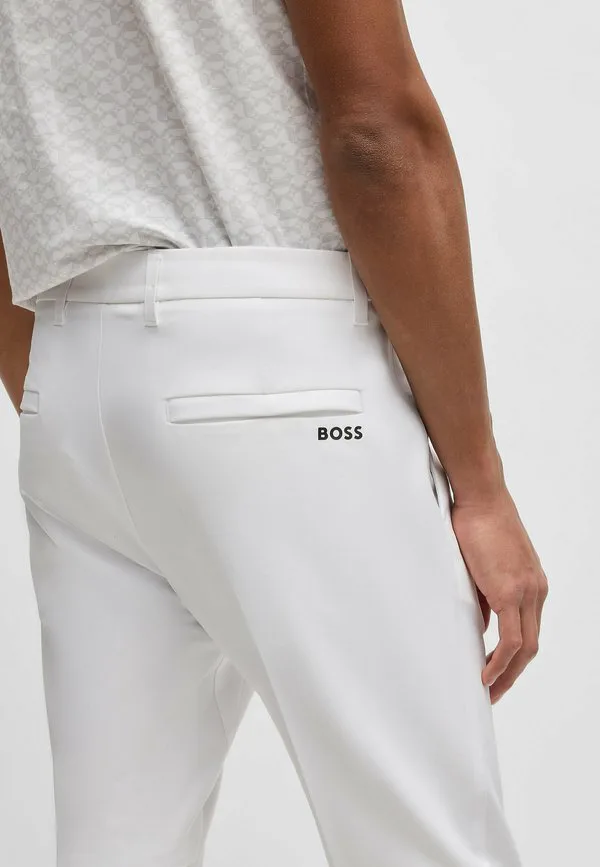 Узкие брюки для поездок на работу Boss, White — фото 4