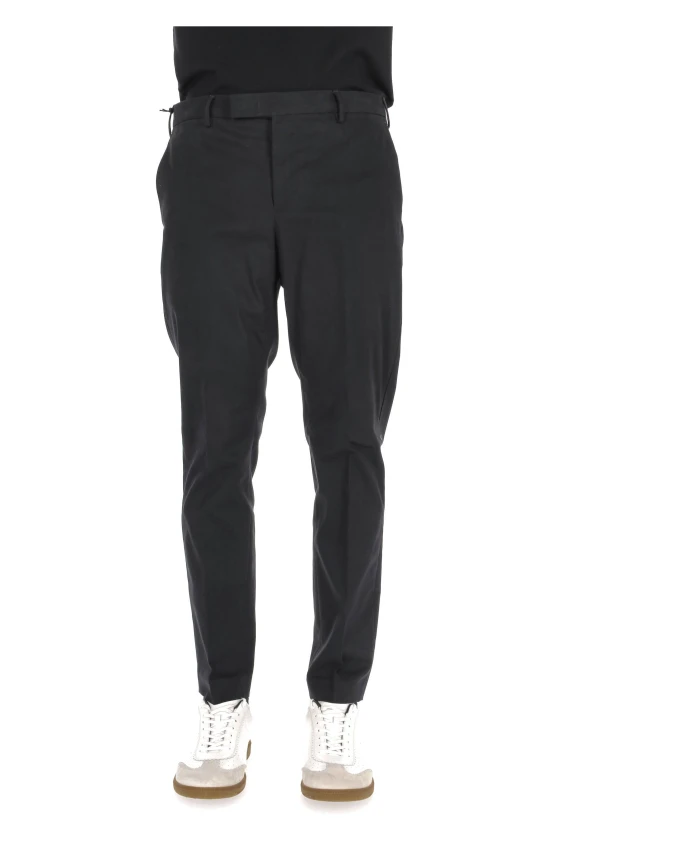 

Черные брюки из модального хлопка, фасон Dieci Pt Torino, черный