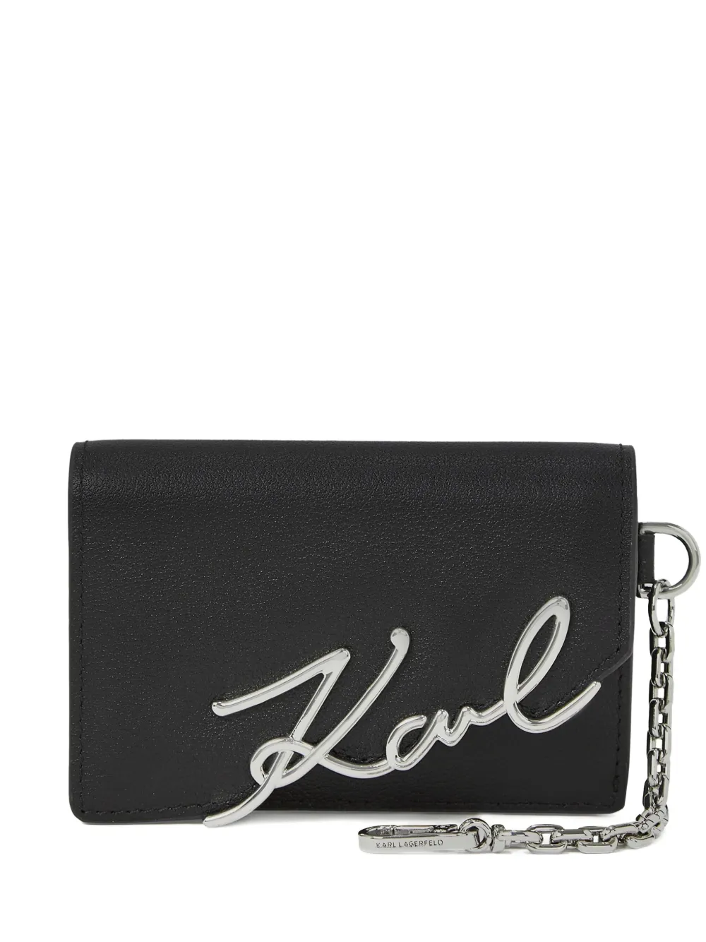 

Кошелек K/Signature с цепочкой KARL LAGERFELD, черный