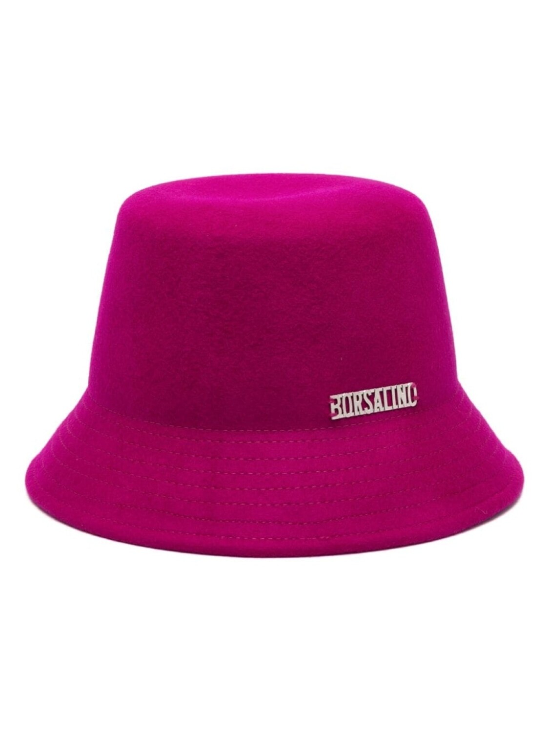 

Borsalino панама с логотипом, розовый
