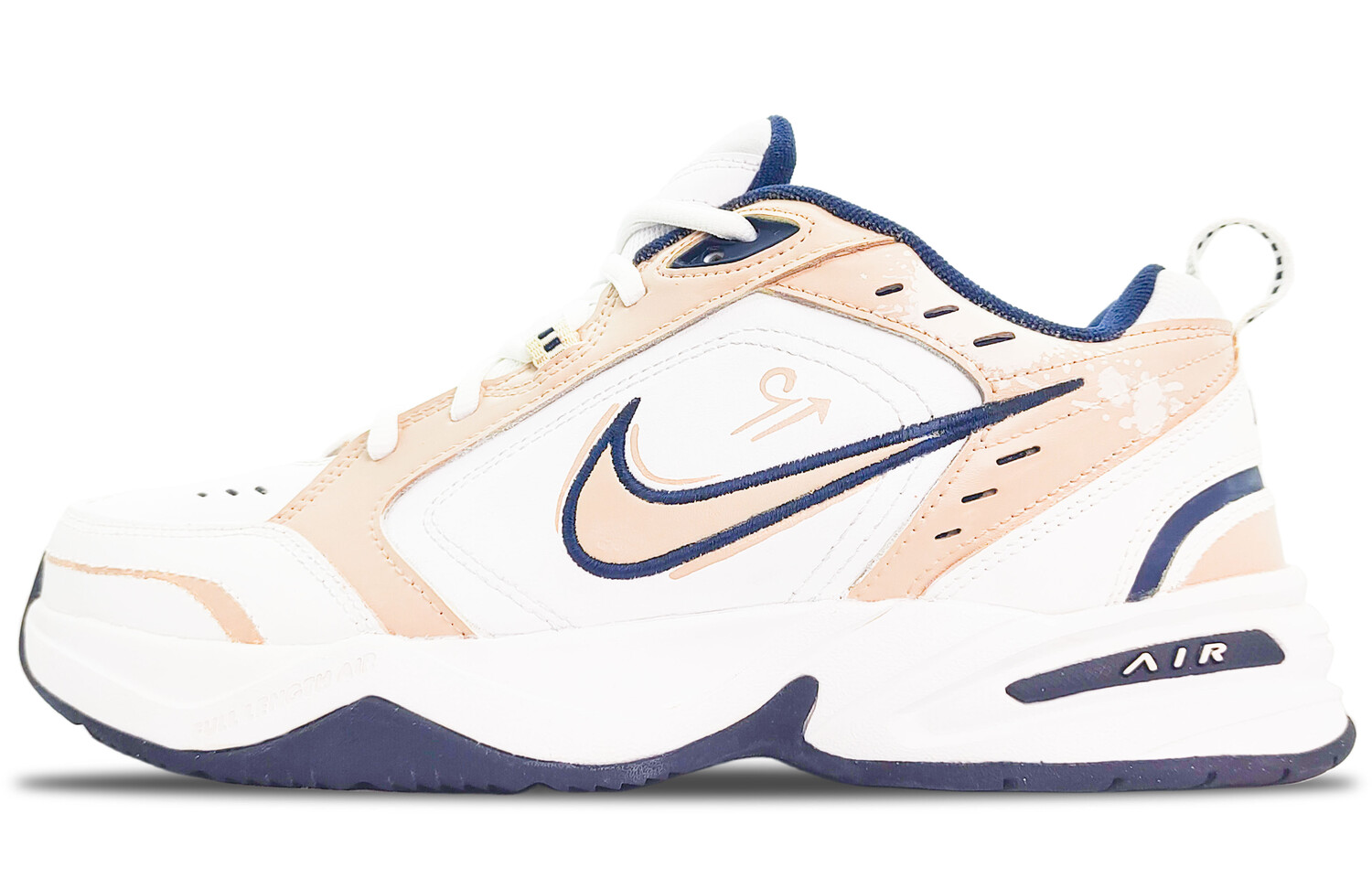 

Кроссовки Nike Air Monarch 4 Chunky Sneakers Unisex Low-top Brown, белый
