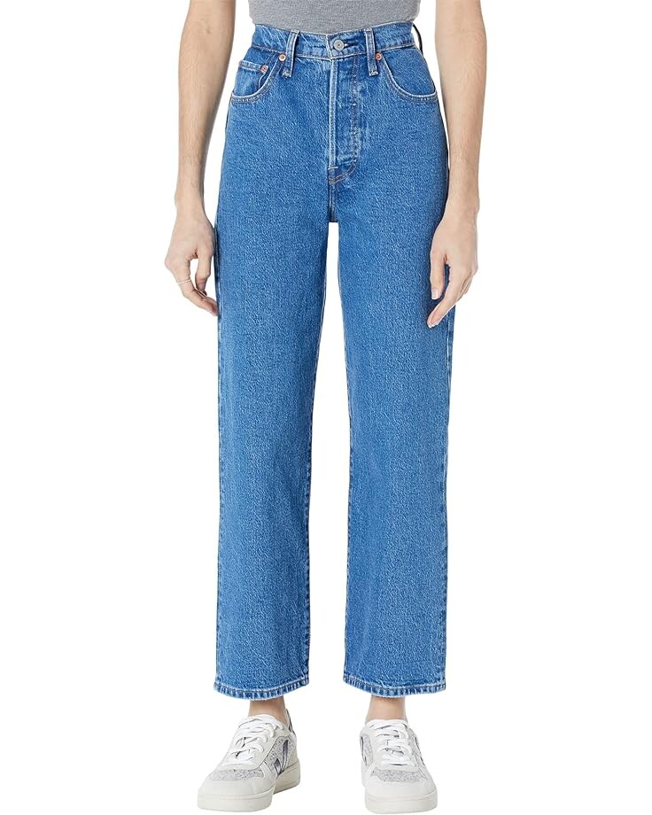 

Джинсы Levi's Premium Ribcage Straight Ankle, цвет Jazz Pop