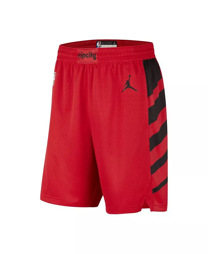Мужские шорты для игры Portland Trail Blazers 2022/2023 Statement Edition Swingman Performance, красные Jordan — фото 3