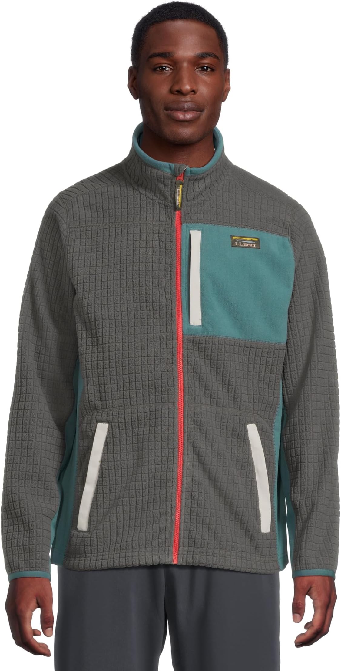 

Мужская флисовая куртка Mountain Classic ветрозащитная L.L.Bean, Iron/Storm Teal