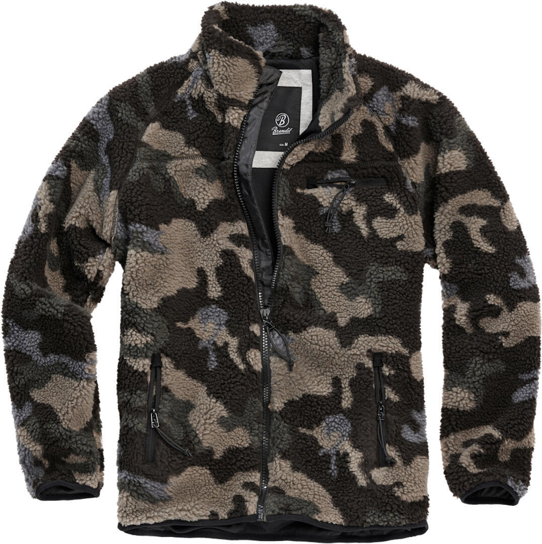 

Куртка Brandit Teddyfleece Jacket, темный кмуфляж